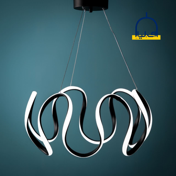 لوستر مدرن خرچنگی نور سه حالته کنترلی کد1315